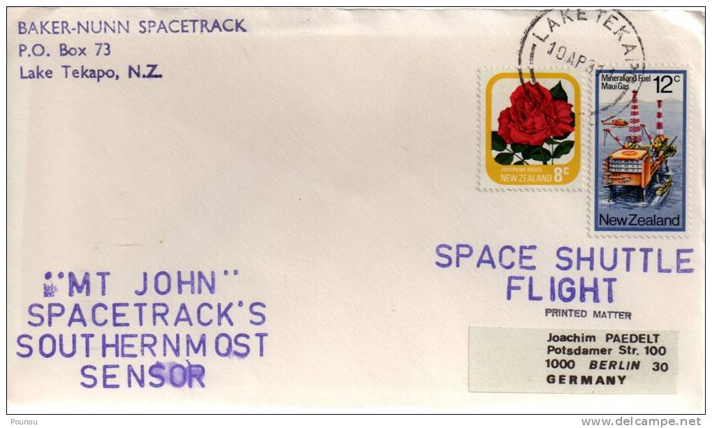 &#9733; NEW ZELAND - MT JOHN - BAKER NUNN SPACETRACK (4682) - Oceania