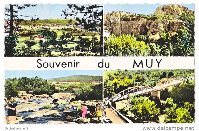 83. Cpsm. Pf. Souvenir Du MUY. 4 Vues. 11 - Le Muy