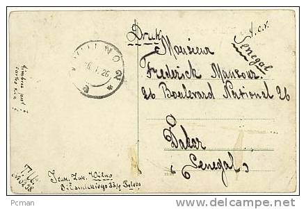 PLOGNE (POLAND) - Wilno.  Widok Ogolny.  Wilna.  Blick Aus Der Vogelschau.  Wilno To Dakar, Sénégal, 1926 Cancel - Polonia