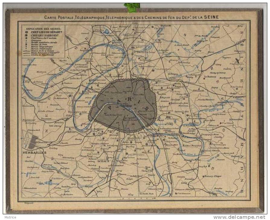 ALMANACH DES POSTES ET DES TELEGRAPHES 1917  - Au Bois De Boulogne à Paris - Grand Format : 1901-20