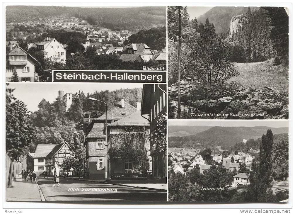 GERMANY - STEINBACH HALLENBERG, Mosaic Postcard - Steinbach-Hallenberg