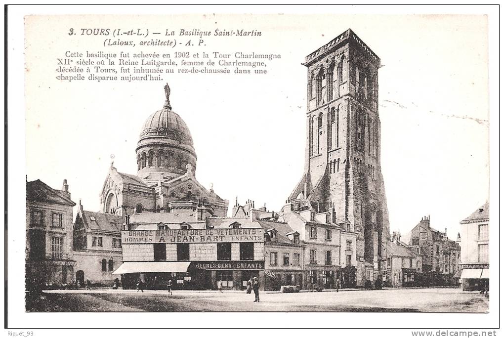 3- TOURS - La Basilique Saint-Martin - Tours