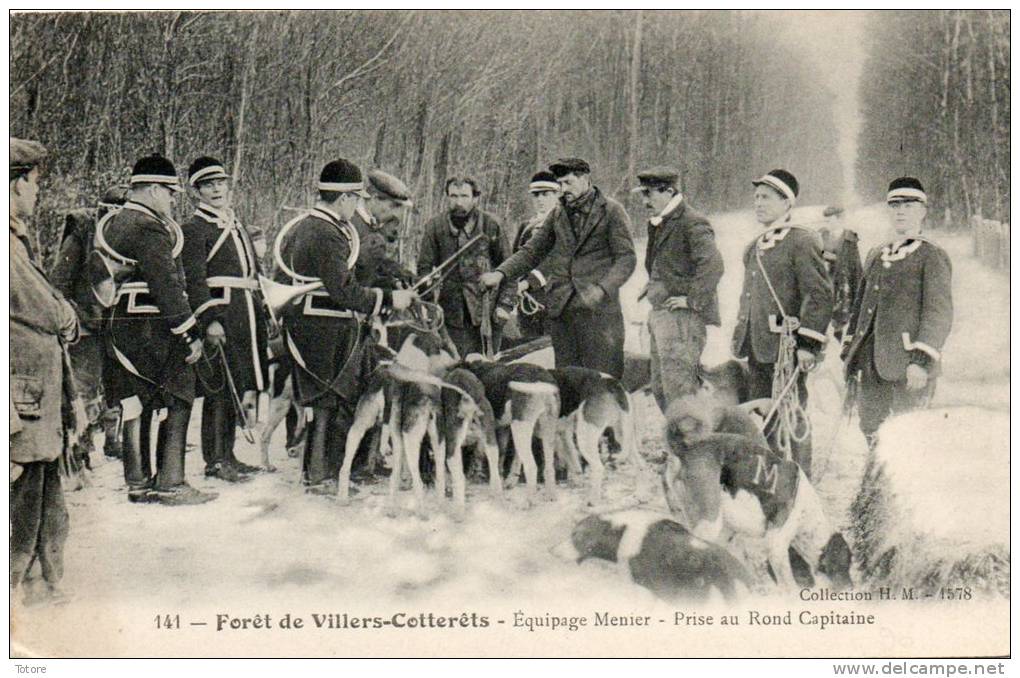 Prise Au Rond Capitaine  En Foret  De  VILLERS COTTERETS - Villers Cotterets