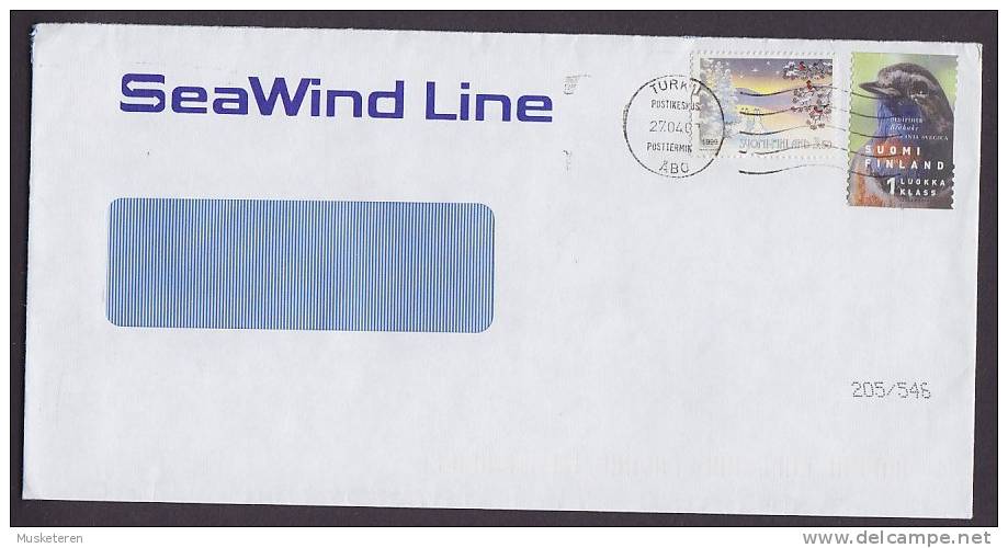 Finland SEA WIND LINE, TURKU ÅBO 2000 Commercial Cover Bird Vogel Stamp - Briefe U. Dokumente