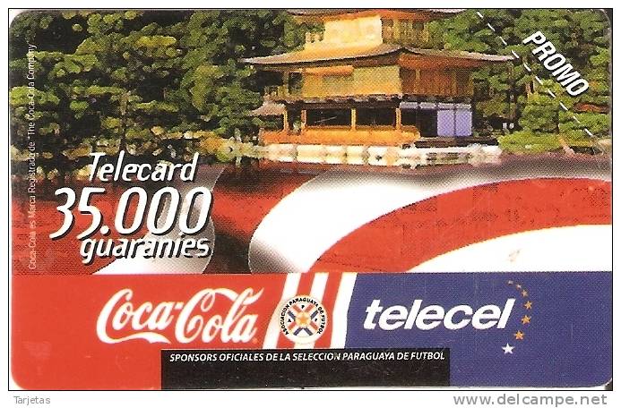 TARJETA DE PARAGUAY DE COCA-COLA  (COKE) TELECEL - Publicidad