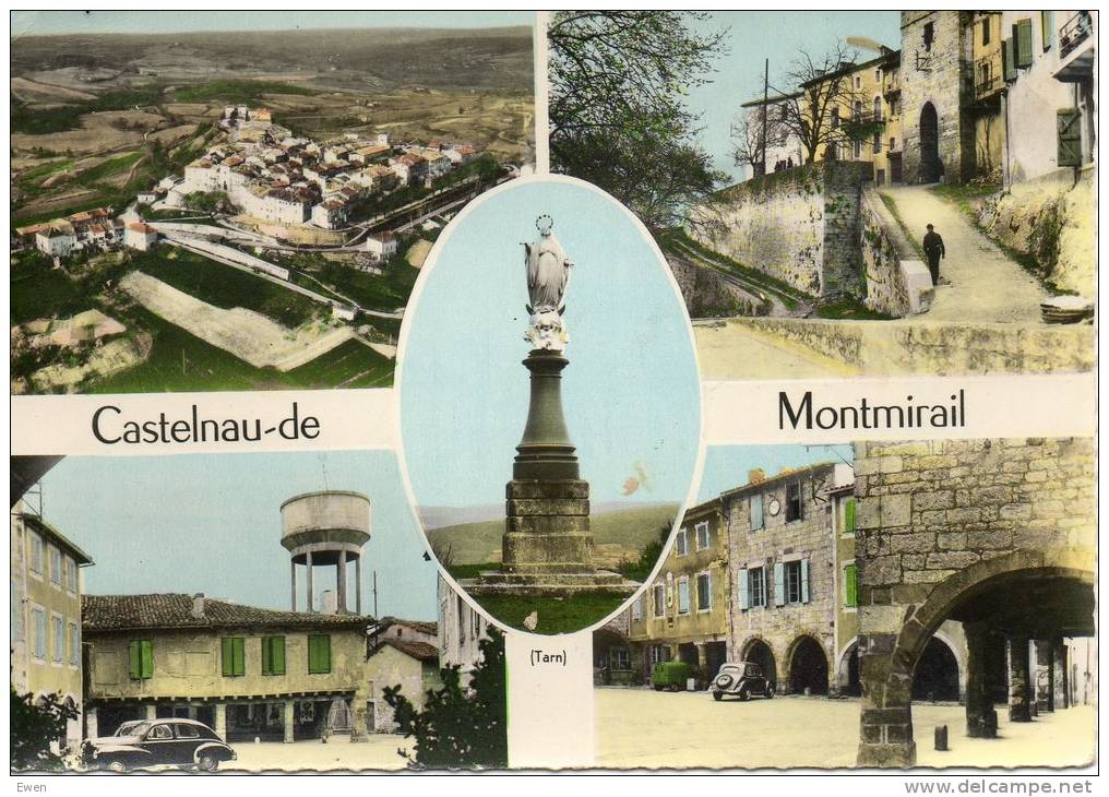 Castenau De Montmirail. Multivues. - Castelnau De Montmirail