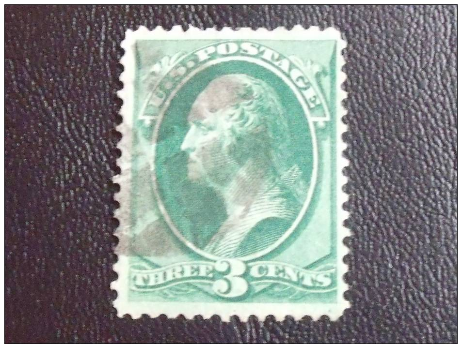 US Stamp #136 Used Split Grill VF - Used Stamps