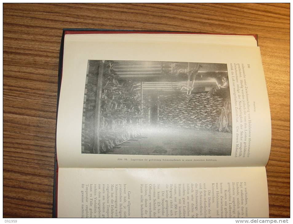 VIANDE FLEISCH 1926 KONSERVIERUNG GEFRIERVERFAHREN CONSERVATION CONGELATION VETERINAIRE ABATTOIR BOUCHERIE BOUCHER