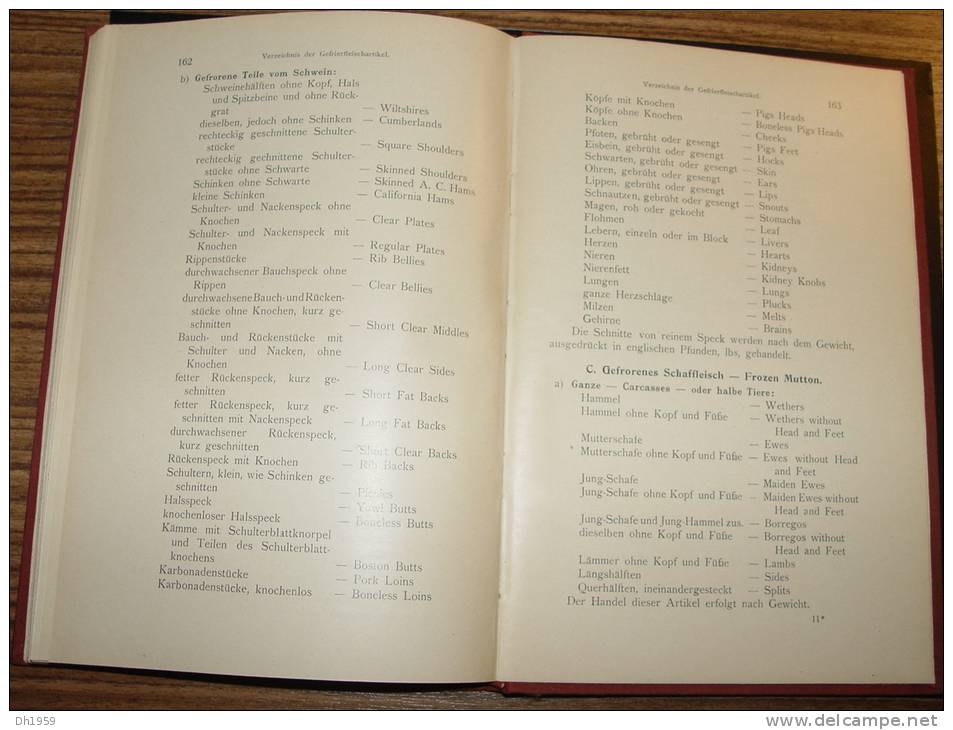 VIANDE FLEISCH 1926 KONSERVIERUNG GEFRIERVERFAHREN CONSERVATION CONGELATION VETERINAIRE ABATTOIR BOUCHERIE BOUCHER