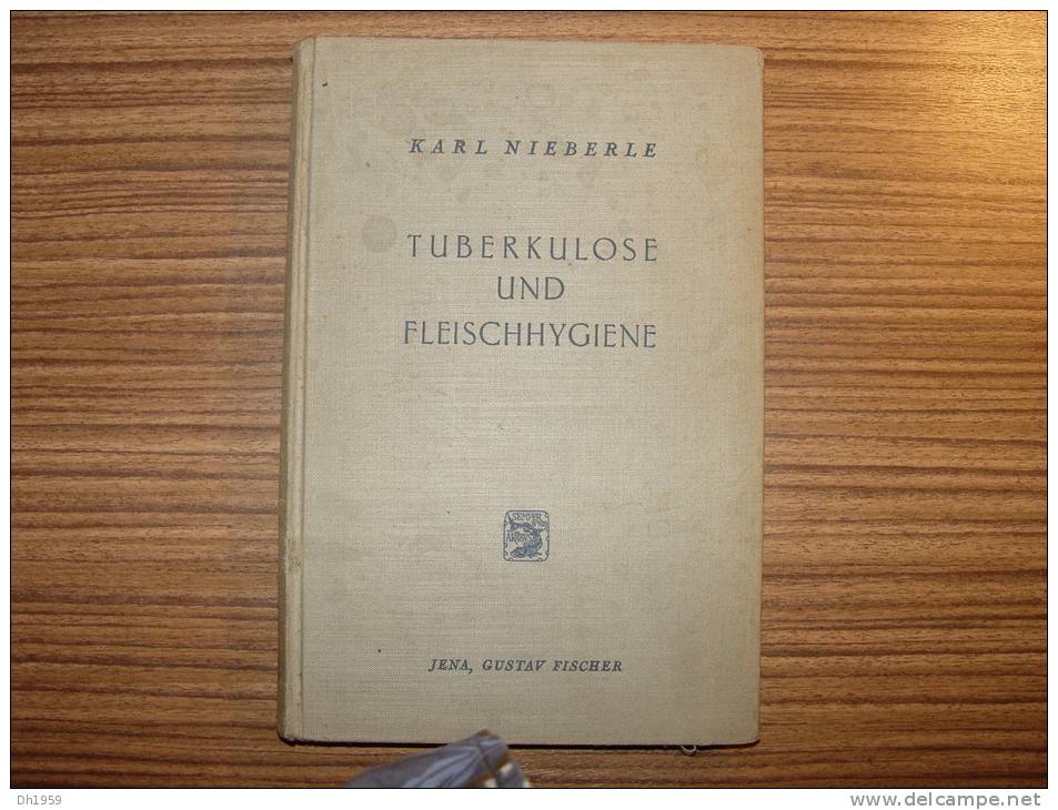 JENA 1938 TUBERKULOSE FLEISCH HYGIENE TIERHEILKUNDE TUBERCULOSE MALADIE VETERINAIRE ABATTOIR BOUCHERIE MICROSCOPE - Gezondheid & Medicijnen