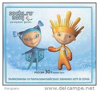 2012 RUSSIA Talisman Of Paralympic Sochi 2014. S/S: 30R - Hiver 2014: Sotchi