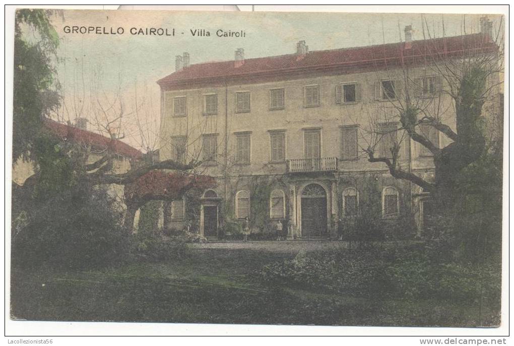 1355-GROPELLO CAIROLI(PAVIA)-VILLA CAIROLI-1930-FP - Pavia