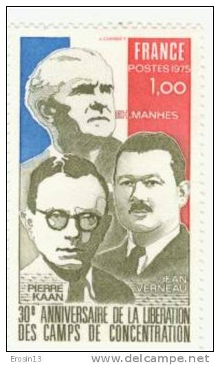 FRANCE - 1974 - N°1853** - P.Kaan, F.H.Manhes Et Le Général Jean Verneau - Nuovi