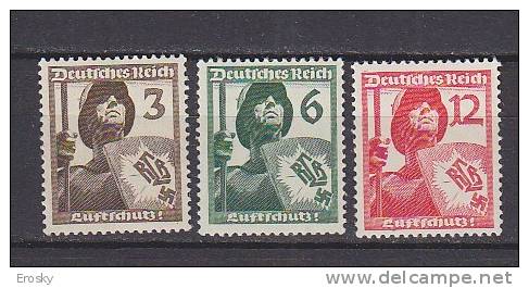 M5975 - DEUTSCHES REICH EMPIRE ALLEMANDE Yv N°591/93 ** - Unused Stamps