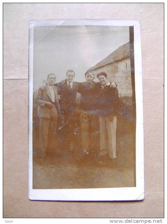 A-1-4-250 Carte Photo Etudiants De Blaton 1937 - Bernissart