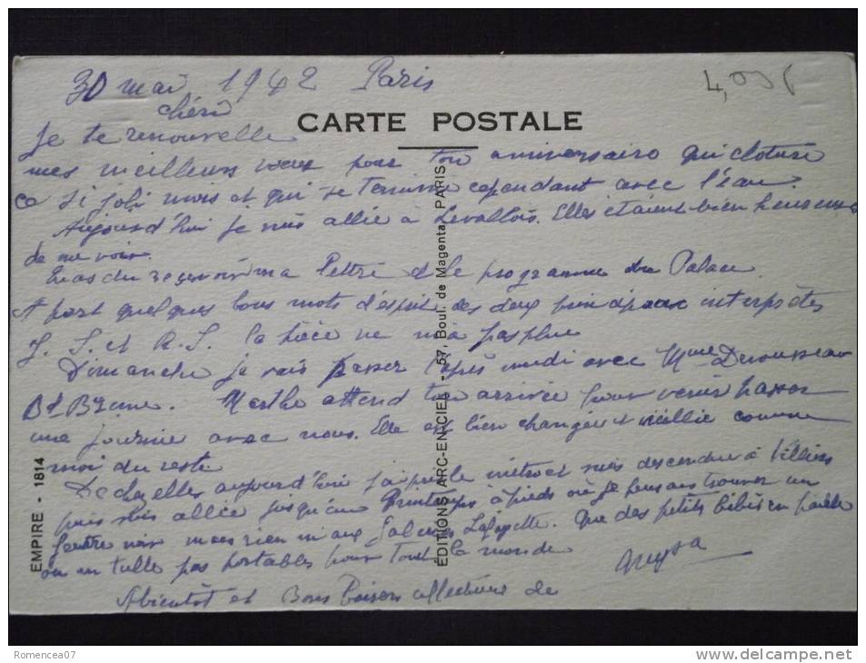 MODE EMPIRE - 1814 - Carte Fantaisie - Correspondance Du 30 Mai 1942 - Fashion