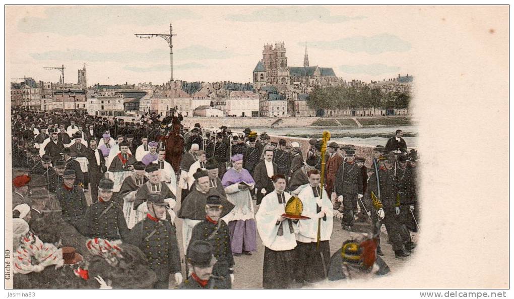 Orléans .- Fête De Jeanne D'Arc. La Procession 6 NN. SS.les Evêques - Orleans