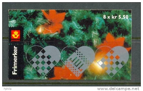 2002 NORWAY CHRISTMAS X8 BOOKLET MICHEL: 1450MH MNH ** - Carnets