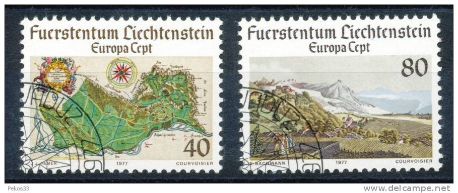 Liechtenstein - Mi.Nr.    667 --668       -gestempelt - Gebraucht