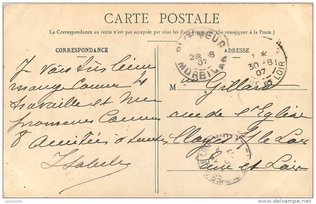 56 VIEILLE FILEUSE BRETONNE COULEUR  1907 COLLECTION LAURENT A PORT LOUIS - Port Louis