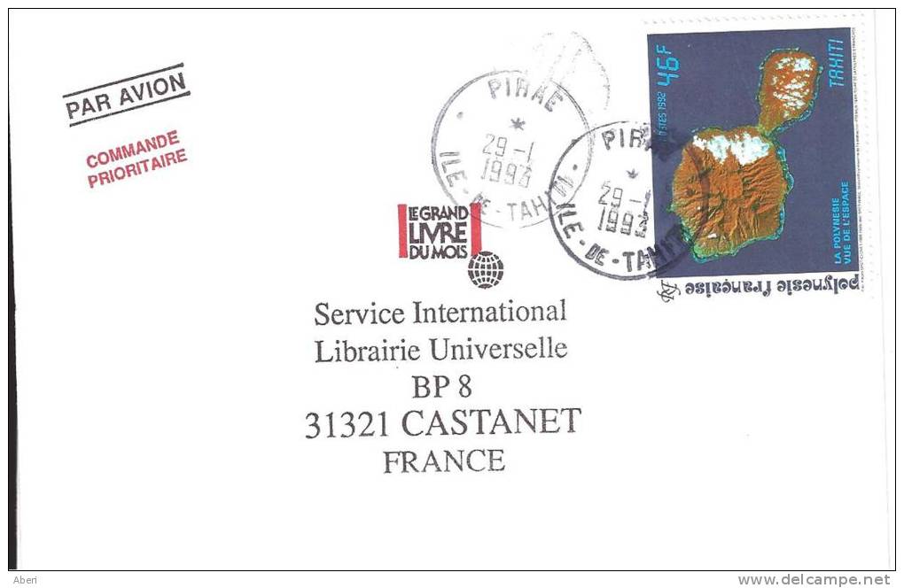 8128  PIRAE - TAHITI - POLYNESIE - 1993 - Lettres & Documents