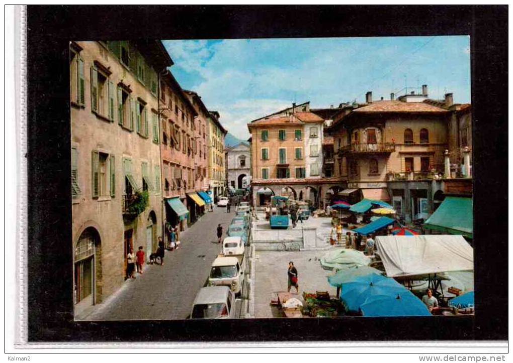 2889  -  RIVA, Piazza Delle Erbe-Il Mercato   - LAGO DI GARDA   /   COLORCARD NUOVA - Sonstige & Ohne Zuordnung