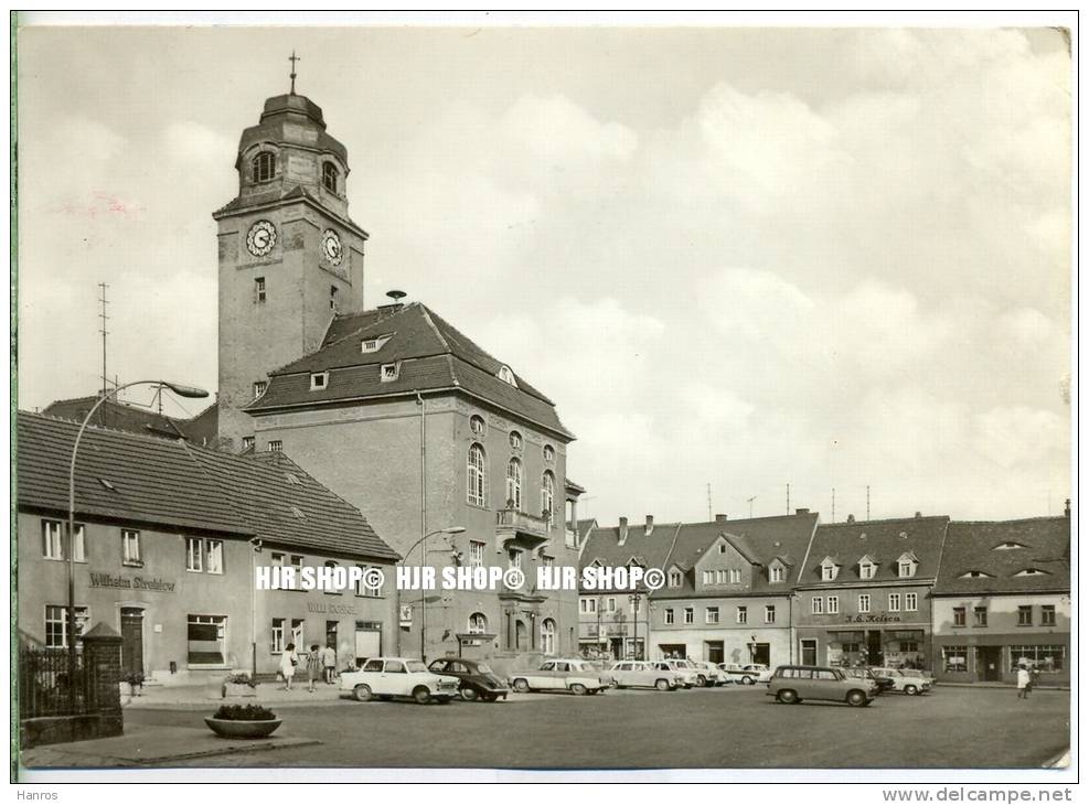 „Artern Mit Marktplatz“ Um 1970/1980  ANSICHTSKARTE,  Mit Frankatur, Mit Stempel, - Kyffhaeuser