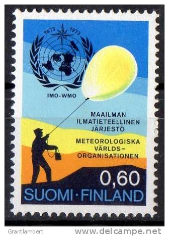 Finland 1973 Meteorological Balloon MNH SG 841 - Unused Stamps