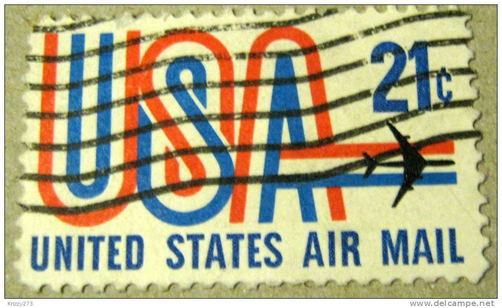 USA 1968 Airmail Airplane 20c  - Used - Other & Unclassified