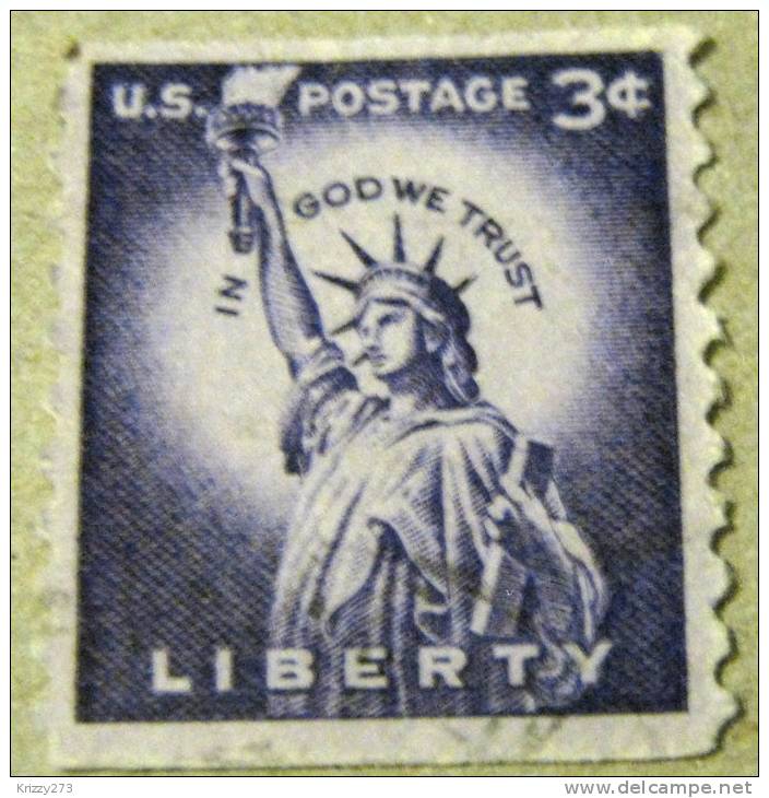 USA 1954 Liberty 3c - Used - Andere & Zonder Classificatie