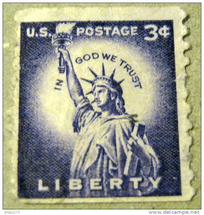 USA 1954 Liberty 3c - Used - Sonstige & Ohne Zuordnung