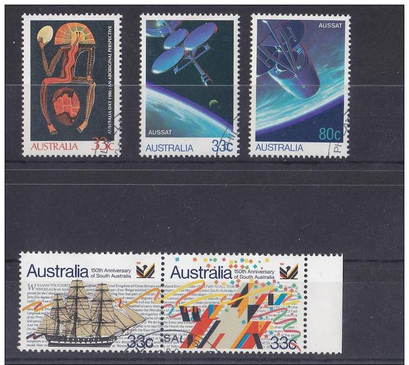 Australien Mi.955-59 Gest. 3 Ausgaben - Used Stamps