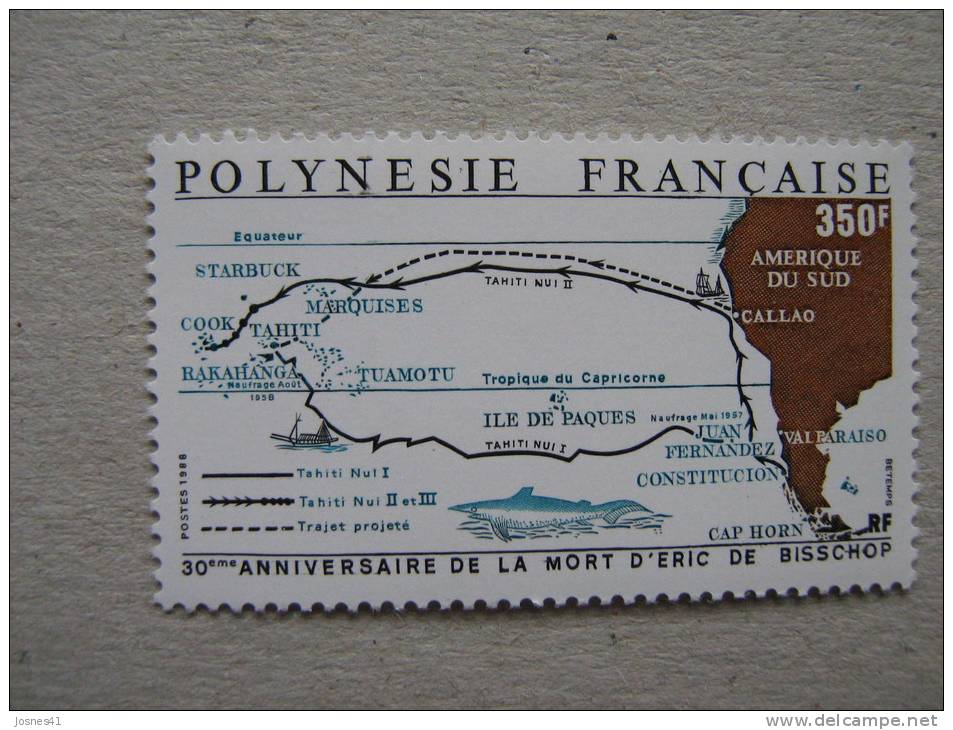 POLYNESIE  P311 * *   ERIC  DE  BISSCHOP - Unused Stamps