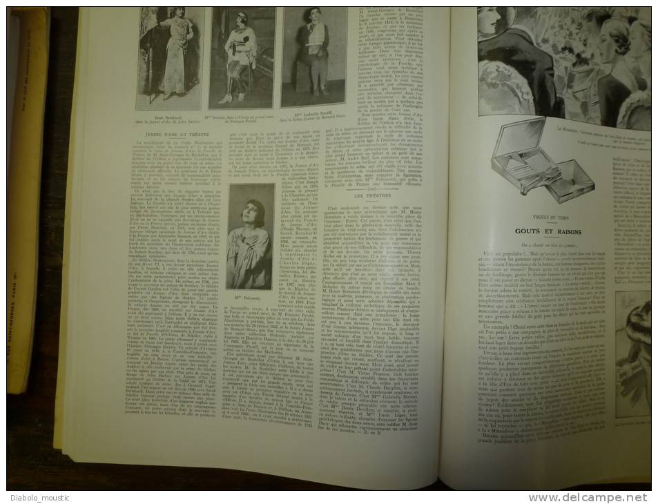 1934  Mariage princier GB ;Autogire;Hélène Boucher ; Corneille Petite Couronne ; Roman d'un espion ;Sem ; Jeanne d'Arc