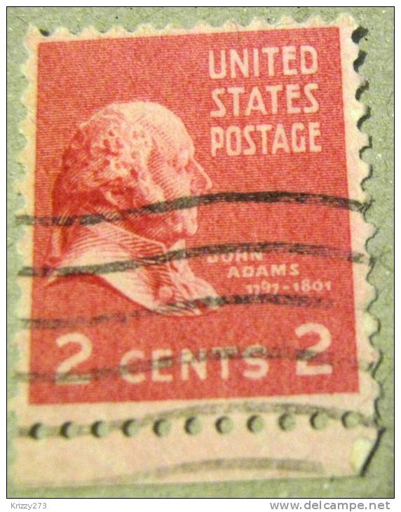 USA 1938 John Adams 2c - Used - Autres & Non Classés
