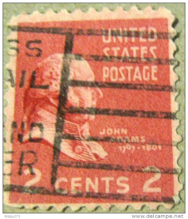 USA 1938 John Adams 2c - Used - Autres & Non Classés