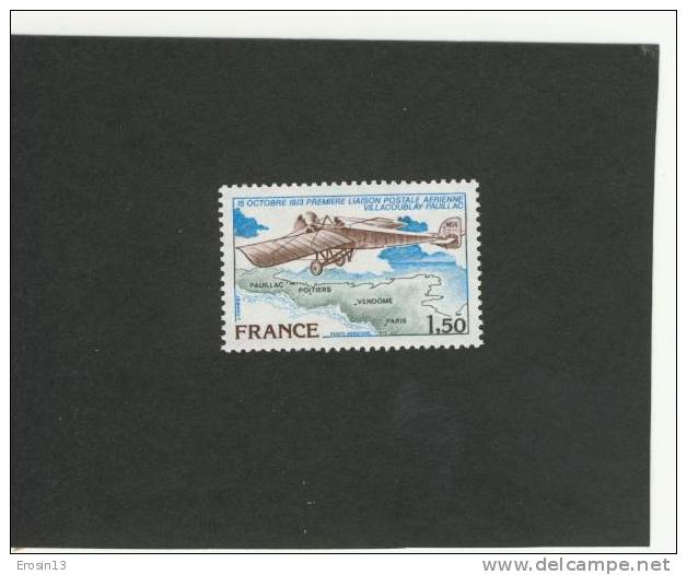 FRANCE - 1978 - P.A N°51** - 65è Anniversaire De La 1ère Liaison Postale Aérienne Officielle - 1960-.... Ungebraucht