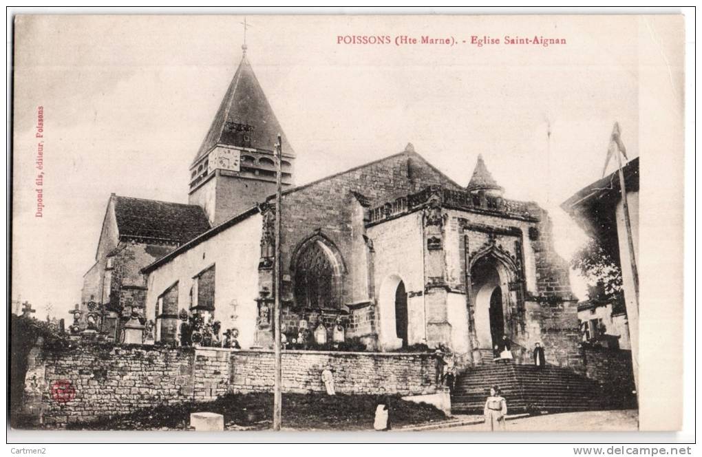 POISSONS L'EGLISE SAINT-AIGNAN 52 - Poissons