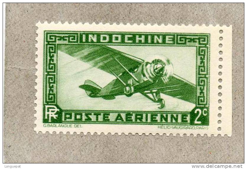 INDOCHINE : Avion - Poste Aérienne