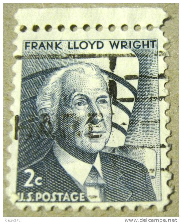 USA 1965 Frank Lloyd Wright 2c - Used - Otros & Sin Clasificación