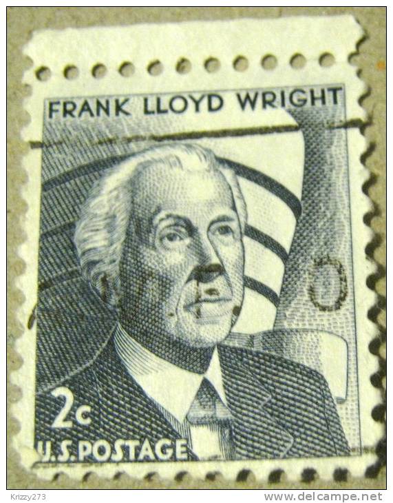 USA 1965 Frank Lloyd Wright 2c - Used - Altri & Non Classificati