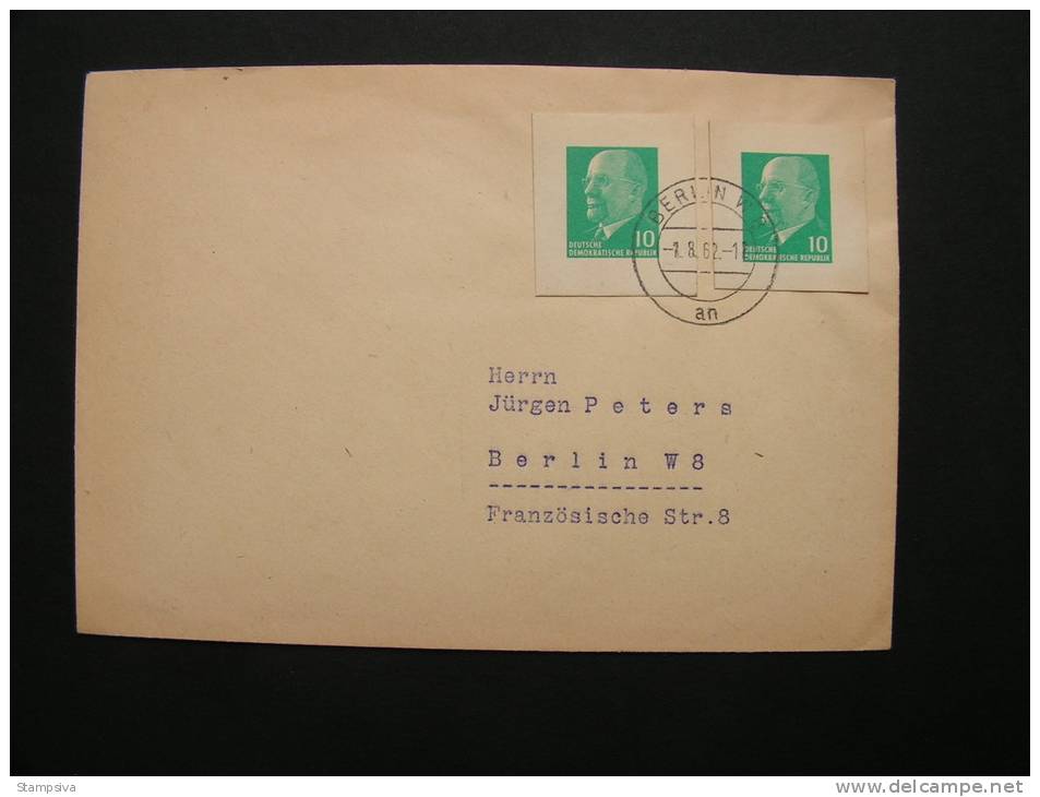 == DDR  Cv.   1962  Special Offer   Auschnitte On Cv. - Cartoline - Usati