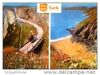 CP (GB-CI) SARK - Grande Grève & La Coupe -Cotman Color Series Jarrod .norwich 2 Vews 60's - Sark