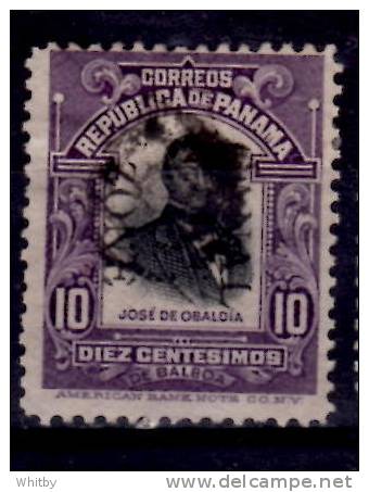 Canal Zone 1909 10 Cent Jose De Obaldia Issue #30 - Zona Del Canale / Canal Zone