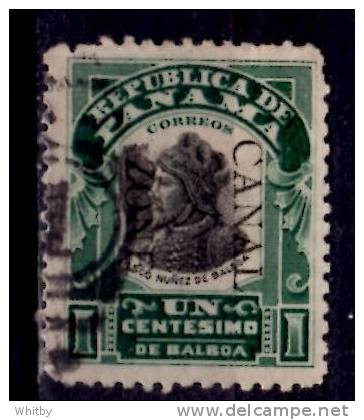 Canal Zone 1906 1 Cent Vasco Balboa Issue #22 - Canal Zone