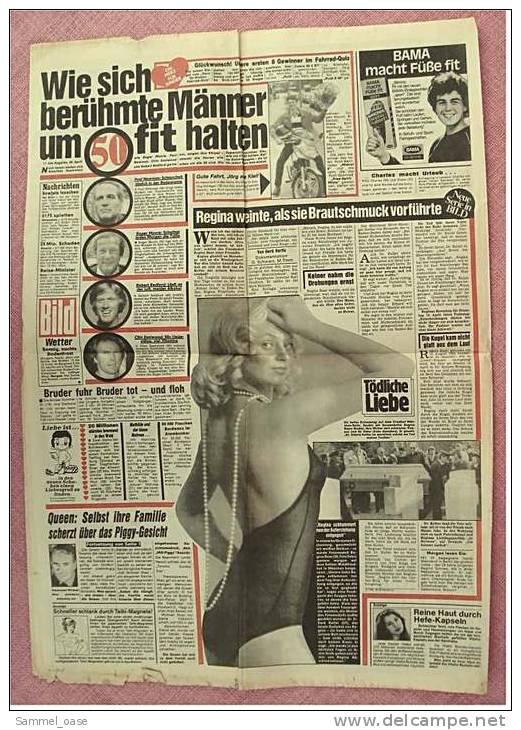 BILD-Zeitung Vom 20. April 1982 : Kühnster Fluchthelfer In Luft Explodiert - Mit Badehosen In Den Falklandkrieg - Other & Unclassified