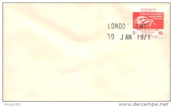 Großbritannien / United Kingdom - 1971 Streikpost / Strike Mail Authorised Service (B912) - Local Issues