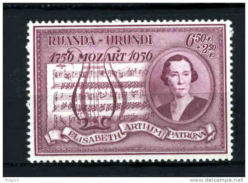 RWANDA-URUNDI 1956 - MOZART - Musique