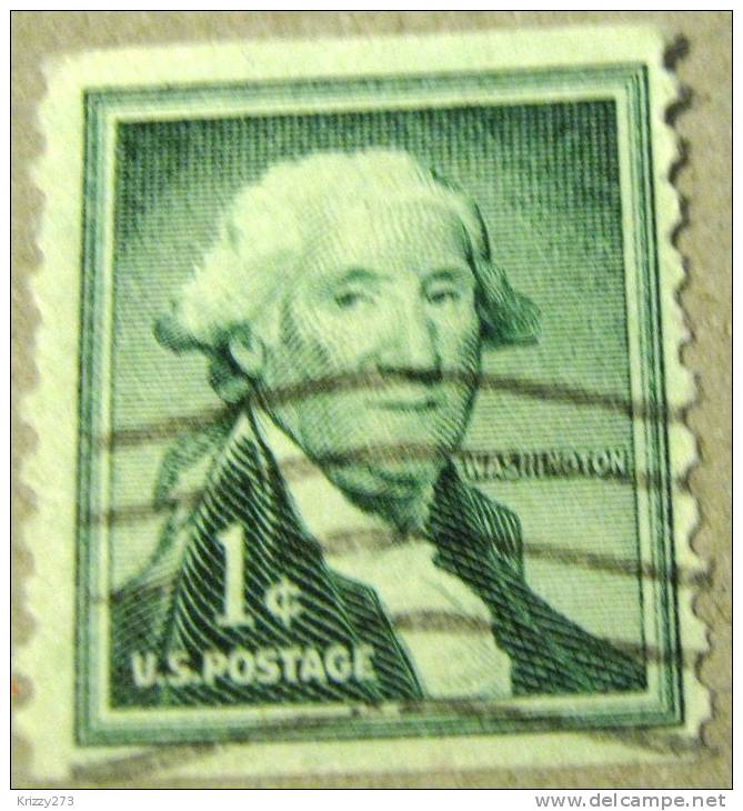 USA 1954 George Washington 1c - Used - Sonstige & Ohne Zuordnung