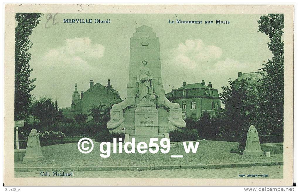 MERVILLE - Le Monument Aux Morts - Merville